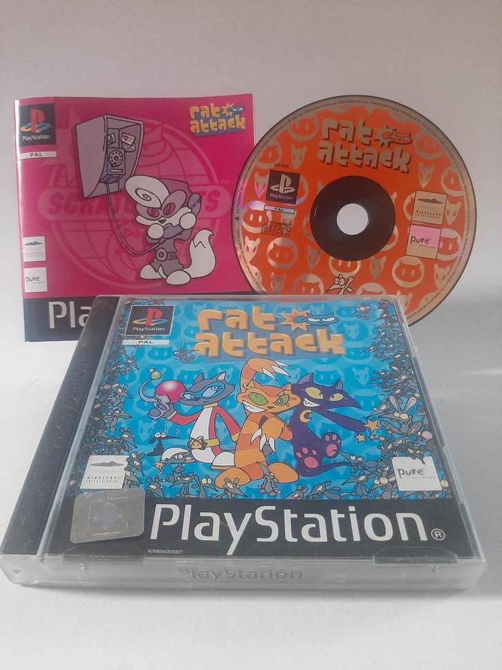 Rat Attack Playstation 1, Spelcomputers en Games, Games | Sony PlayStation 1, Ophalen of Verzenden