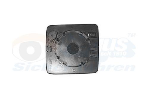 SPIEGELGLAS MET PAD VOOR MERCEDES BENZ 190 W201 1982-1993, Auto-onderdelen, Spiegels, Nieuw, Ophalen of Verzenden