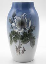 Bing & Grøndahl Art Nouveau Porcelain Vase with Cherry, Antiek en Kunst