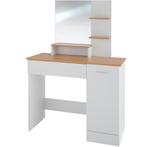 Makeup-tafel Zoe - wit/beuken, Huis en Inrichting, Tafels | Kaptafels, Verzenden, Nieuw