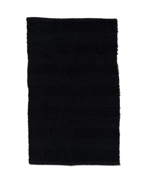 HEMA Badmat 50x80 strepen zwart 10=40% / 6=25% / 4=20%, Huis en Inrichting, Badkamer | Badtextiel en Accessoires, Nieuw, Verzenden