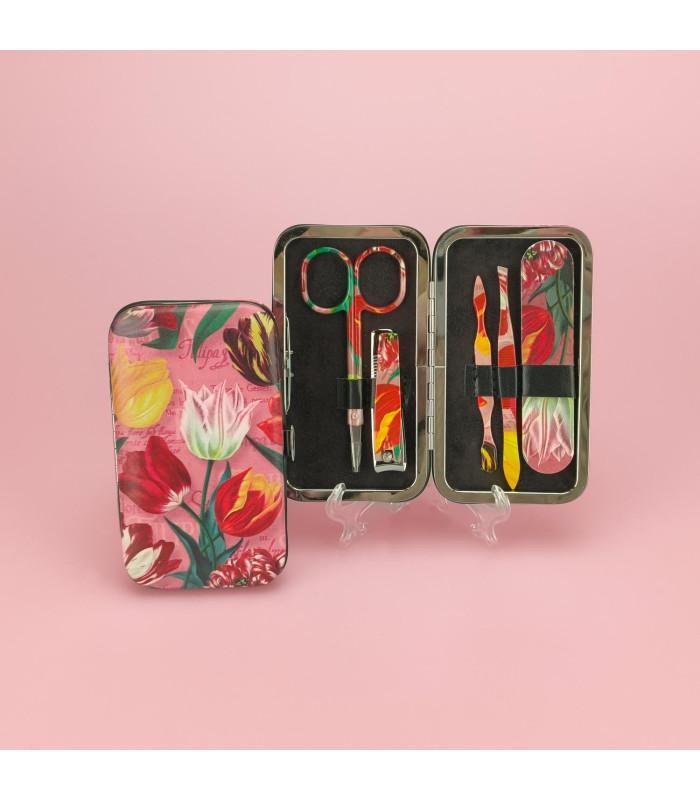 Manicuresetje pretty tulips - roze, Kleding | Heren, Schoenen, Nieuw, Ophalen of Verzenden