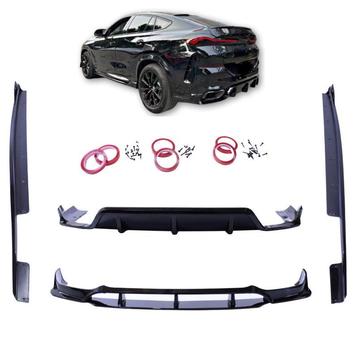 Diffuser aero kit voor bmw x6 g06 glanzend zwart beschikbaar voor biedingen