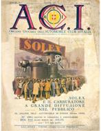 1927 A.C.I. (ORGANO UFFICIALE DELLAUTOMOBILE CLUB, Nieuw, Author