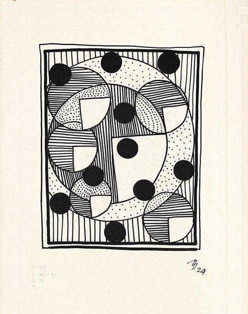 Thilo Maatsch (1900-1983) - Untitled Ink on Paper Drawing, Antiek en Kunst, Kunst | Schilderijen | Modern
