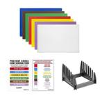 Snijplanken | 7-set | Kunststof | 450 x 300 x 10 mm, Verzenden