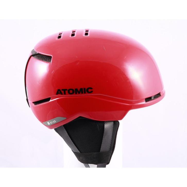 51 52 53 54 55 skihelm/snowboardhelm ATOMIC FOUR JR, red/gre, Sport en Fitness, Skiën en Langlaufen, Skiën, Overige typen, Gebruikt