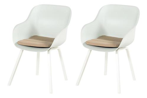 Hartman Le Soleil Element dining armstoel -  Cotton white -, Tuin en Terras, Tuinstoelen, Nieuw, Overige materialen, Verzenden
