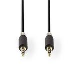 3.5 mm jack kabel | Nedis | 0.5 meter (Stereo, Verguld), Nieuw, Verzenden