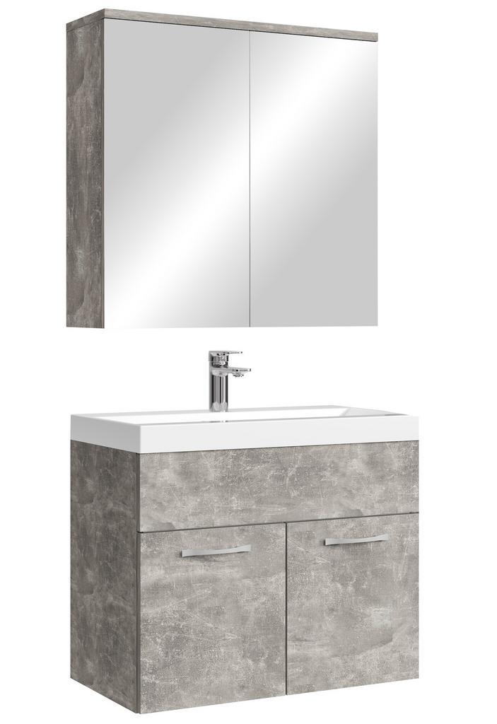 Badkamermeubel Set Montreal 01 60 cm Beton Grijs Badmeubel, Huis en Inrichting, Badkamer | Badkamermeubels, Nieuw, Wastafelkast