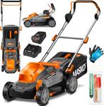 MASKO® Elektrische grasmaaier - Grastrimmer - 37cm - Grijs •, Tuin en Terras, Grasmaaiers, Verzenden, Zo goed als nieuw