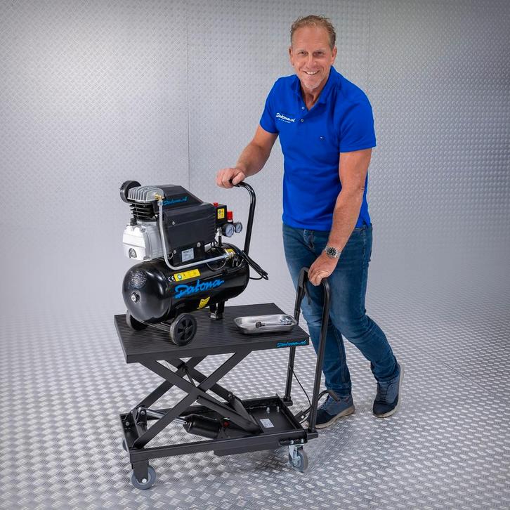 Datona Verrijdbare hydraulische heftafel - zwart - Datona, Auto-onderdelen, Motor en Toebehoren, Nieuw, Ophalen of Verzenden