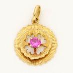 Hanger - 18 karaat Geel goud Robijn, Sieraden, Tassen en Uiterlijk, Antieke sieraden