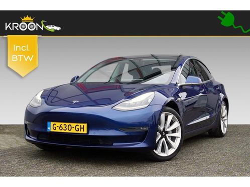 Tesla Model 3 Long Range AWD 75kWh Trekhaak Autopilot, Auto's, Tesla, Lease, Automaat, Hatchback, Elektrisch, Plug-in hybride