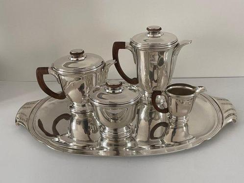 Orfèvre Albert Delfon (1907-1920) - Koffie- en theeservies, Antiek en Kunst, Kunst | Designobjecten