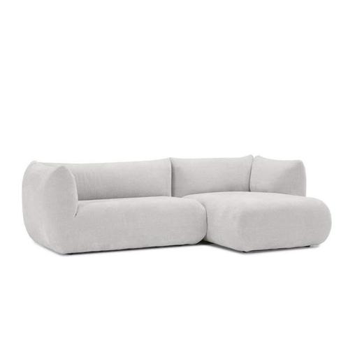 Loungebank Veendam - loungebanken - Wit, Huis en Inrichting, Banken | Sofa's en Chaises Longues, Nieuw, Stof