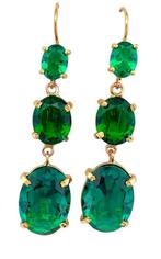 Zonder minimumprijs - Oorbellen - 9 kt. Geel goud, Zilver, Nieuw