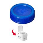 Fiamma Bi-Pot Draaidop Ondertank Blauw, Caravans en Kamperen, Camper-accessoires, Ophalen of Verzenden, Nieuw