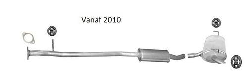 Complete uitlaat Einddemper + Middendemper Nissan Qashqai, Auto-onderdelen, Uitlaatsystemen, Nieuw, Verzenden