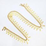 Choker halsketting - 18 karaat Geel goud, Sieraden, Tassen en Uiterlijk, Antieke sieraden