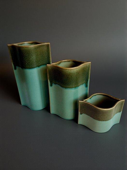 Rosenthal - Vaas (3) - Studio Line serie uit de jaren 1970 -, Antiek en Kunst, Antiek | Glas en Kristal