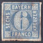 Beieren 1861/1862 - Lote BAVIÈRE - Y&T 11, 13 & 14, Postzegels en Munten, Postzegels | Europa | Duitsland, Gestempeld