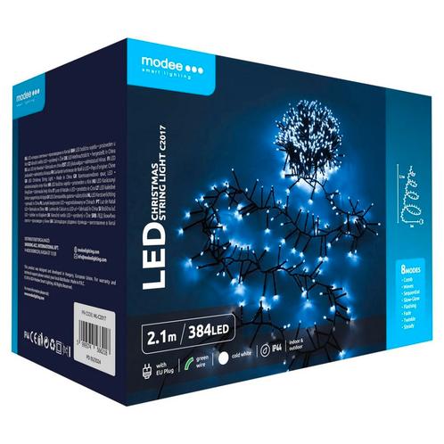 Modee Lichtsnoer Kerst 2.1 Meter - Buiten en Binnen - 384, Diversen, Kerst, Nieuw, Verzenden