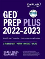 Kaplan Test Prep  GED Test Prep Plus 2022 2023 9781506277356, Zo goed als nieuw