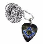 Plectrum ketting sleutelhanger van het Vrijmetselaars teken, Verzamelen, Ophalen of Verzenden, Nieuw