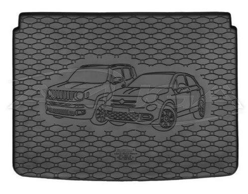 Rubber kofferbakmat Fiat 500X | 2015-heden, Auto-onderdelen, Interieur en Bekleding, Nieuw, Fiat, Verzenden