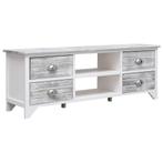 TV Meubel 108cm Wit/Grijs | Retourdeal | -42%, 100 tot 150 cm, Nieuw, Ophalen of Verzenden, Minder dan 100 cm
