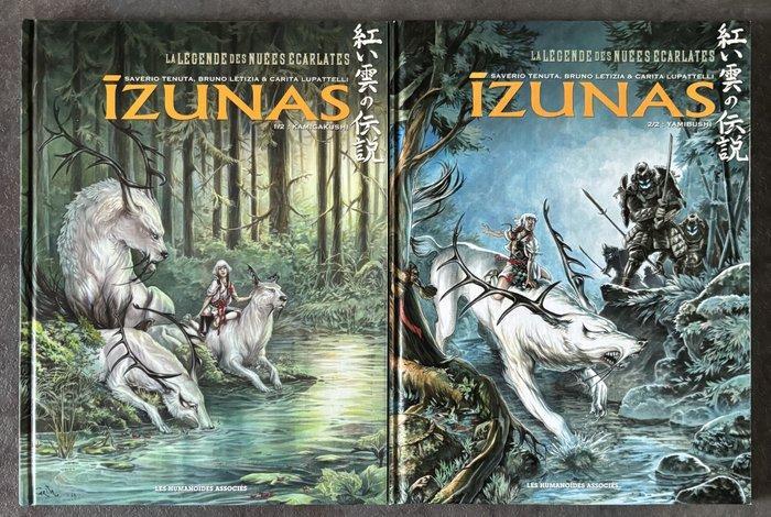 Izunas Cycle 1 - T1 + T2 + 2x dédicace couleur - 2x C - 2, Boeken, Stripboeken
