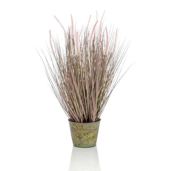 Kunstplant Pennisetum in pot 58 cm - Overige kunstplanten, Huis en Inrichting, Kamerplanten, Ophalen of Verzenden