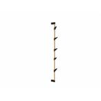 Cascando wandkapstok Bamboo wall 5 eikenhout - zwarte haken, Huis en Inrichting, Verzenden, Nieuw