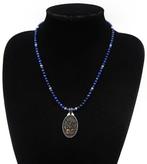 Lapis lazuli - Collier - Medaille - Aartsengel Michael -