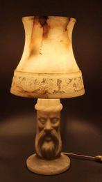 Staande lamp - Viking-hoofdlamp - Albast