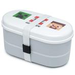 Lunchtrommel Gestapelde Bento Box Minecraft Gezichten Met Vo, Ophalen of Verzenden, Nieuw