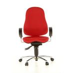 Bureaustoel | Met Armleuning | Stof | Rood | Sitness 10, Huis en Inrichting, Bureaus, Verzenden, Nieuw
