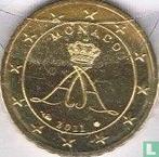 Monaco 10 cent 2011, Postzegels en Munten, Munten | Europa | Euromunten, Verzenden, Monaco, 10 cent, Losse munt