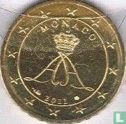 Monaco 10 cent 2011, Postzegels en Munten, Munten | Europa | Euromunten, Losse munt, 10 cent, Monaco, Verzenden