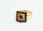 Ring - 18 karaat Geel goud Granaat - Gouden granaat ring, Nieuw