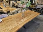 Eiken Eettafel, Boomstam | Rustiek | Eettafel hout | Massief, Huis en Inrichting, Kasten | Televisiemeubels, Rustieke Eiken houten tafel  