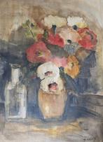 André Servais (XX) - Vaas met bloemen, Antiek en Kunst