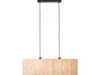 Brilliant Wimea - Hanglamp - E27 max 2x40W - Zwart/Nature, Verzenden, Zo goed als nieuw