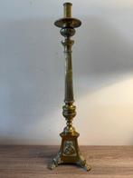 Antique Copper Church Candlestick 19th Century - Kandelaber