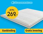 Koudschuim topper 160x220 cm topdekmatras 9 cm dik, Verzenden, Matras, 160 cm, 220 cm