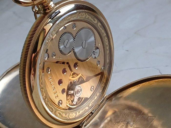 Zenith,New Old Stock,Rarissimo Full Hunter Damascato -, Sieraden, Tassen en Uiterlijk, Horloges | Heren