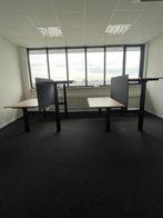 Refurbished Ahrend Duo Zit Sta Bureaus - Optie Tussenwand, Huis en Inrichting, Verzenden, In hoogte verstelbaar, Zo goed als nieuw