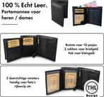 THL Design Portemonnee Heren Portefeuille Heren / Dames, Overige merken, Verzenden, Zwart, Nieuw