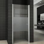 Nisdeur Wiesbaden met middenband LS 90x200cm 8mm NANO, Doe-het-zelf en Verbouw, Nieuw, Douche, Ophalen of Verzenden, Chroom